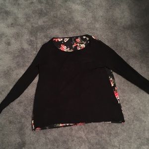 Sexy sheer longsleeve stretch tee